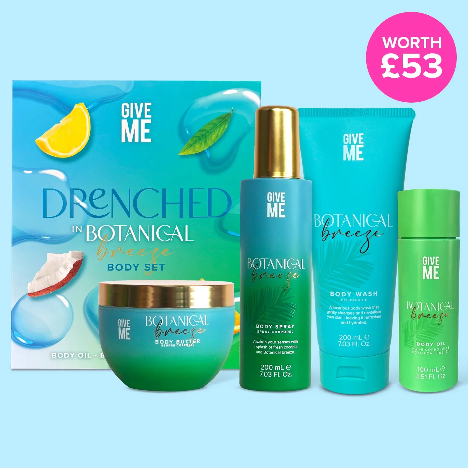 Image of The Full Botanical Breeze Body Set