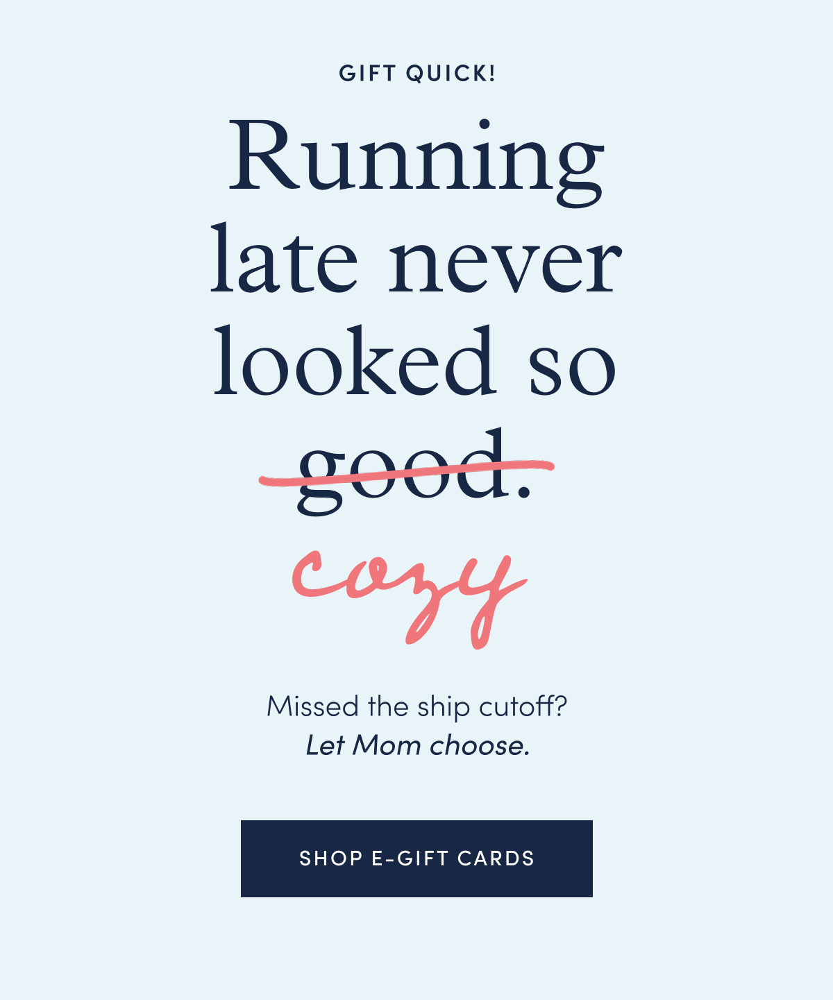 Shop E-Gift Cards