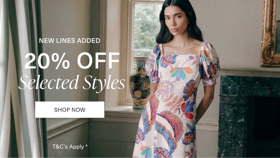 20% Off Selected Styles