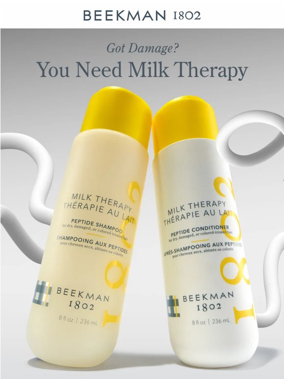 Unlock Gorgeous Hair with Milk Therapy ✨
