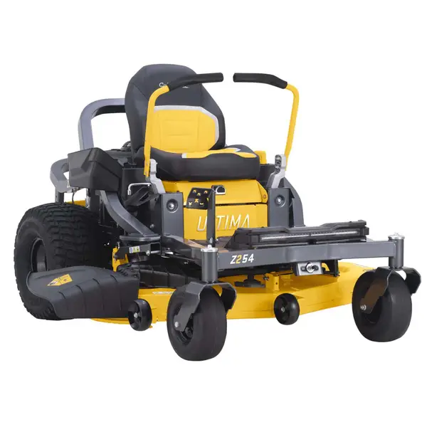 Yellow Cub Cadet zero-turn riding mower