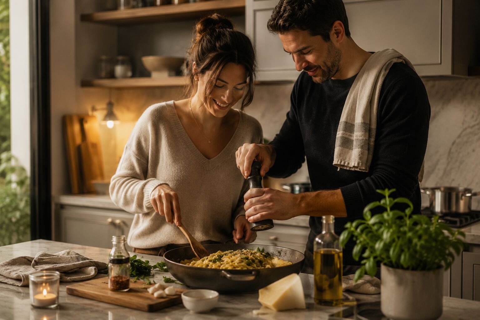 Cooking at home
