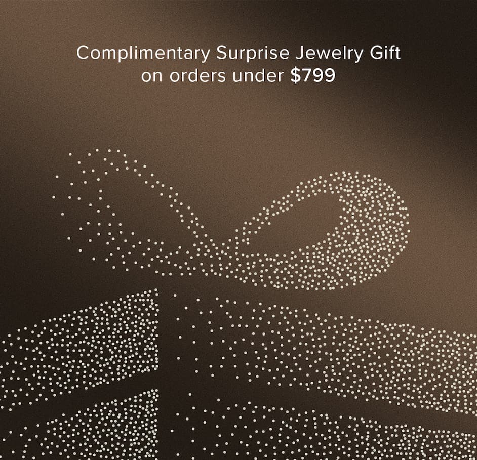 Complimentary Surprise Jewelry Gift on orders under $799