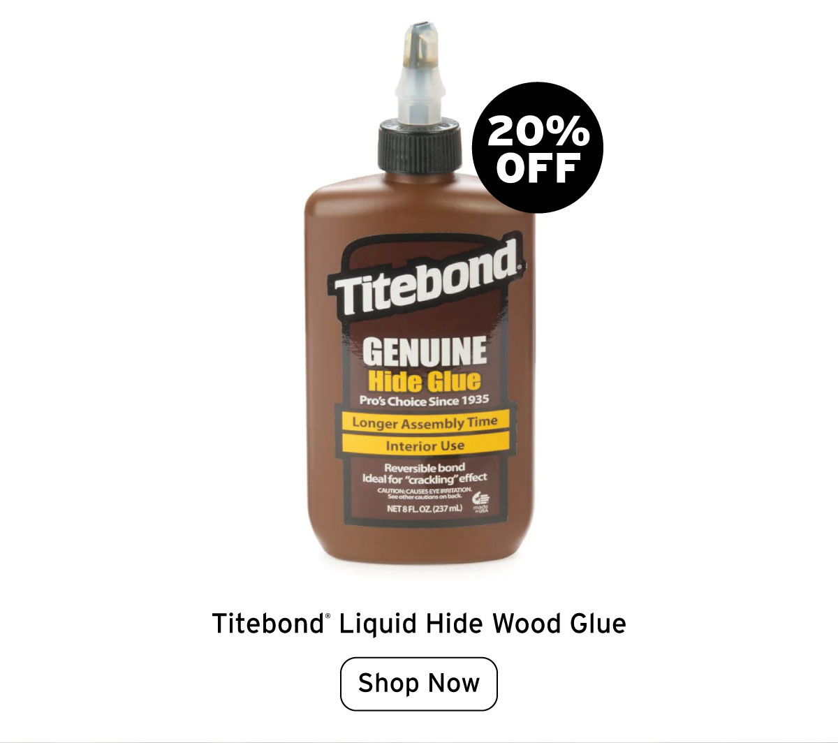 Titebond Liquid Hide Wood Glue