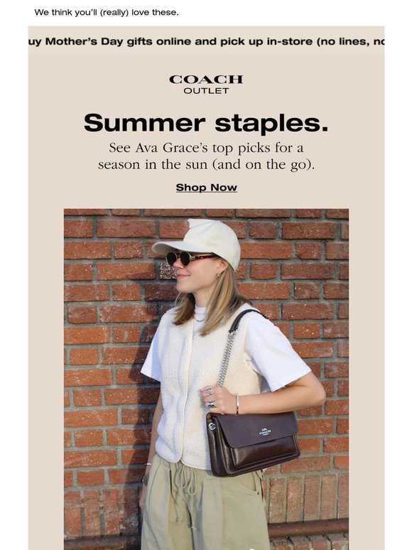 @avagracelaurie’s summer staples.