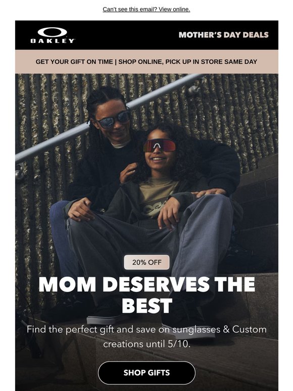 Celebrate Mother’s Day With Oakley