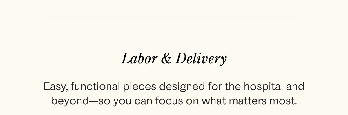 Labor and Delivery