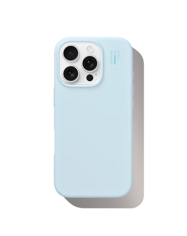 Silicone Case MagSafe iPhone 16PR Light Blue