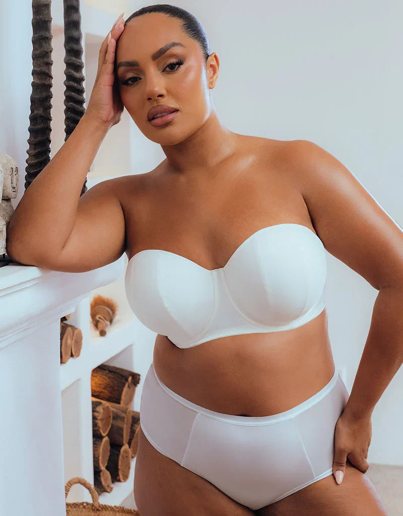 Curvy Kate Luxe Strapless Multiway Bra Pearl Ivory