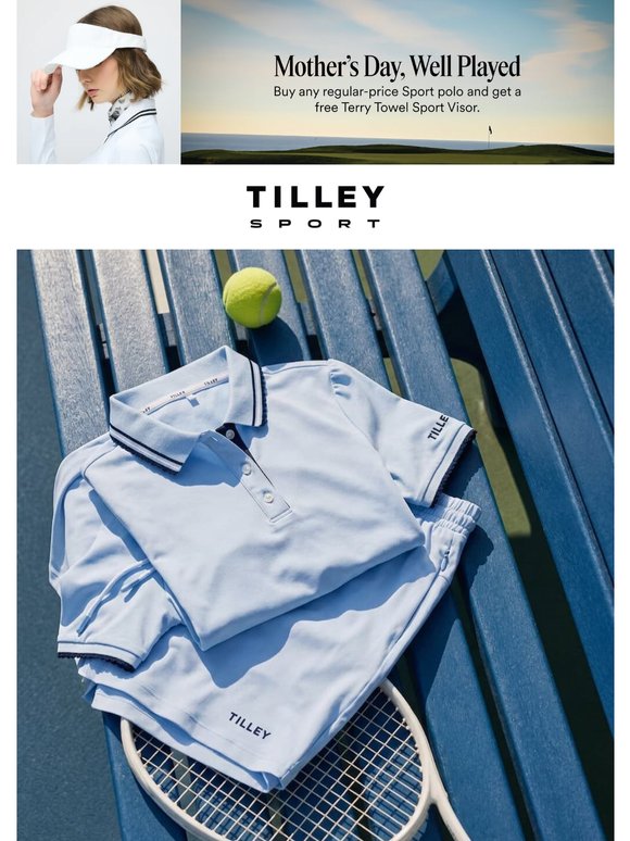 Get a Complimentary Terry Towel Visor with Your Polo.