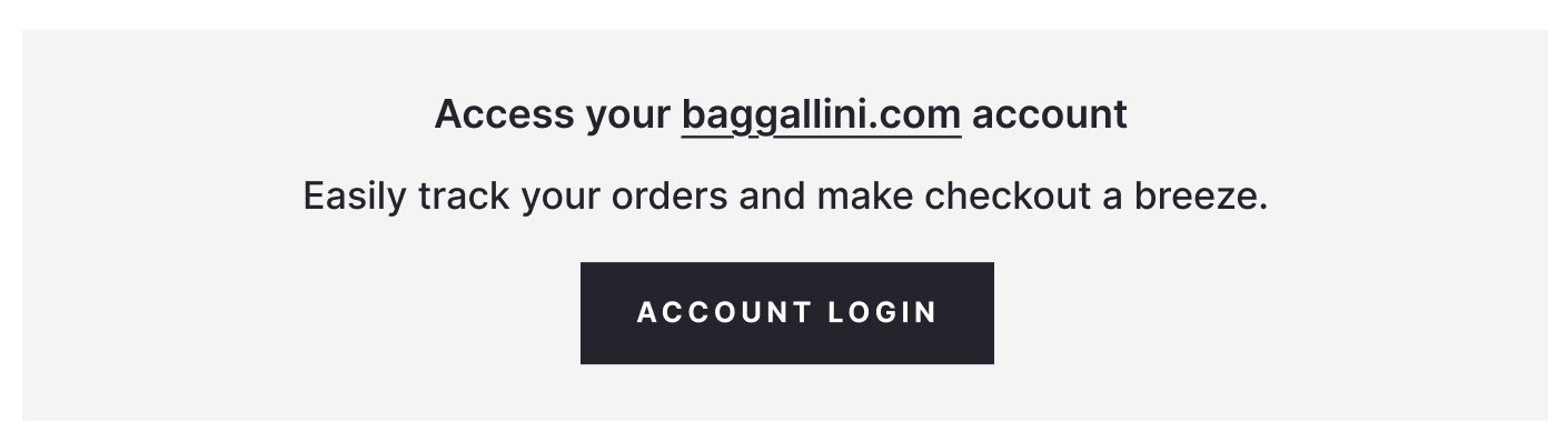 Access your baggallini.com account - Easily track your orders and make checkout a breeze. - account login