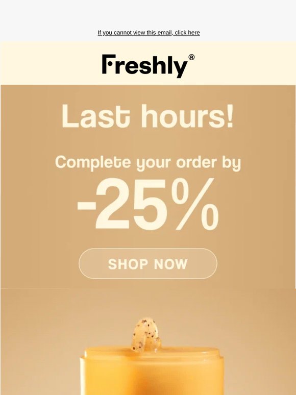 LAST CHANCE⌛ Up to -25%