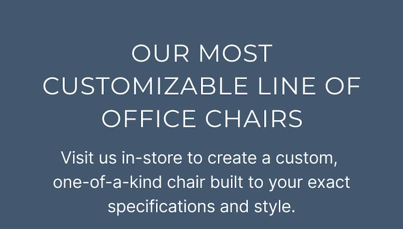 Lifeform - Our most customizable line of office chairs