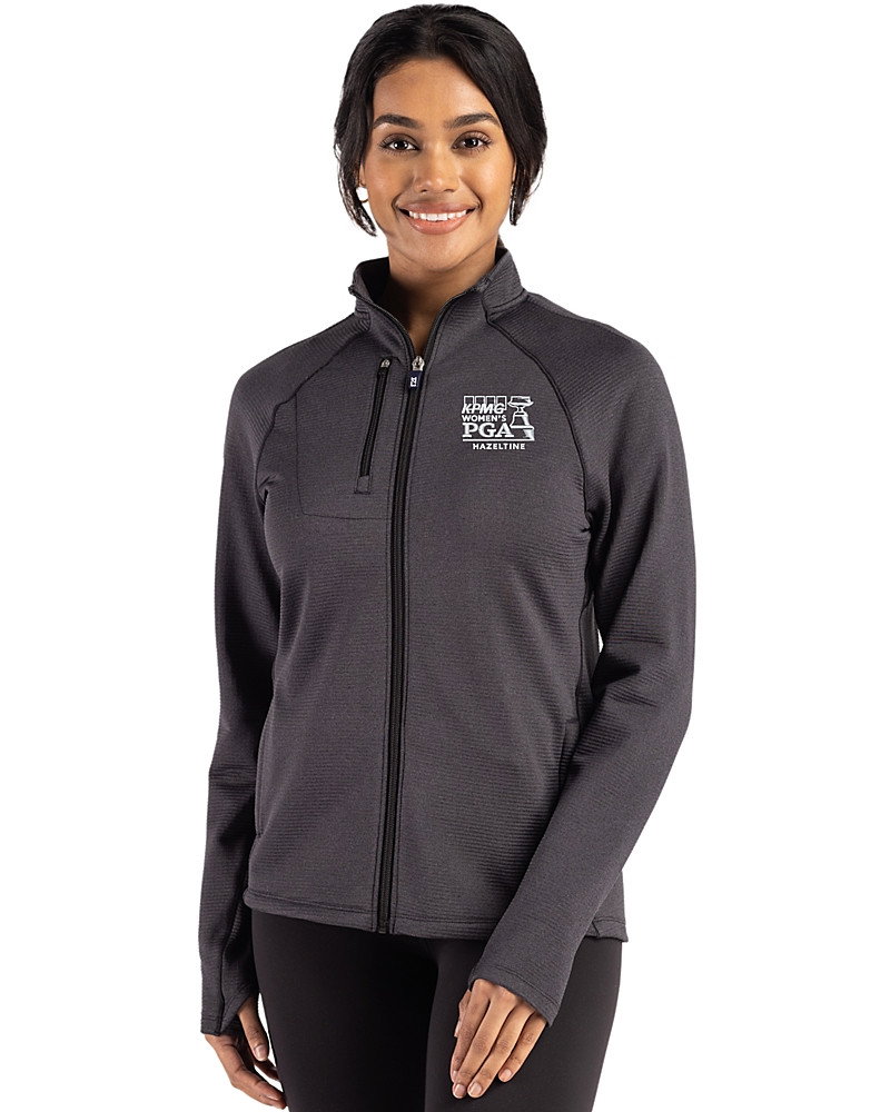 Image of 2026 PGA Women's Championship Cutter & Buck Peshastin Recycled GridFleece Womens Full Zip Jacket​