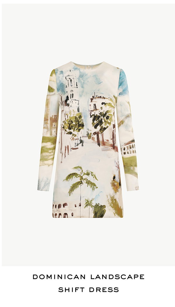 Dominican Landscape Shift Dress