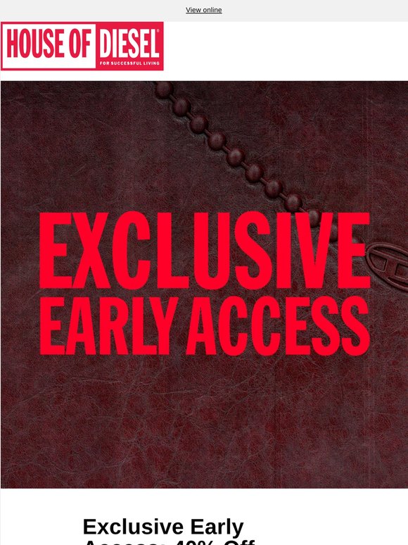 40% Off: Exclusive Early Access