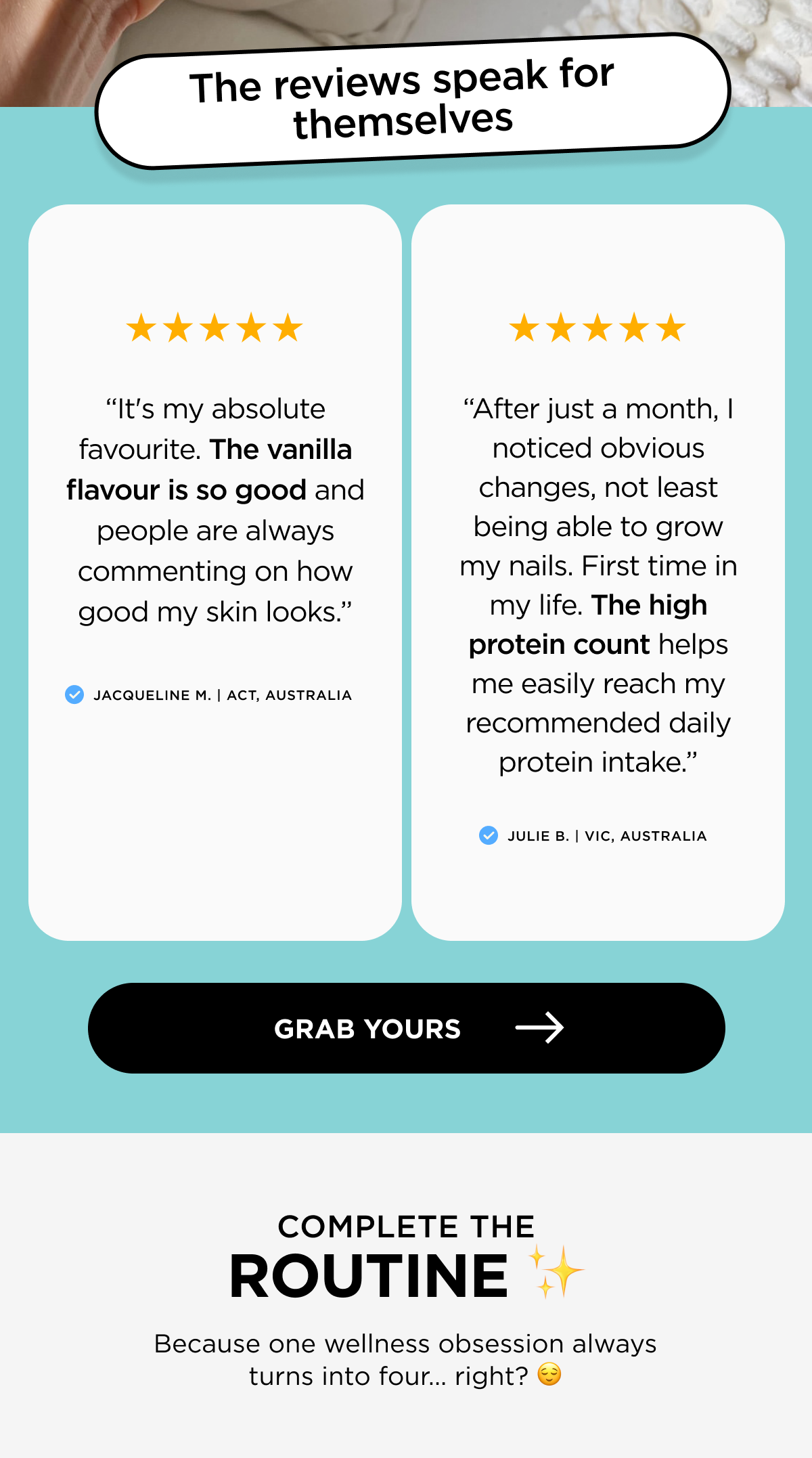 The reviews speak for themselves