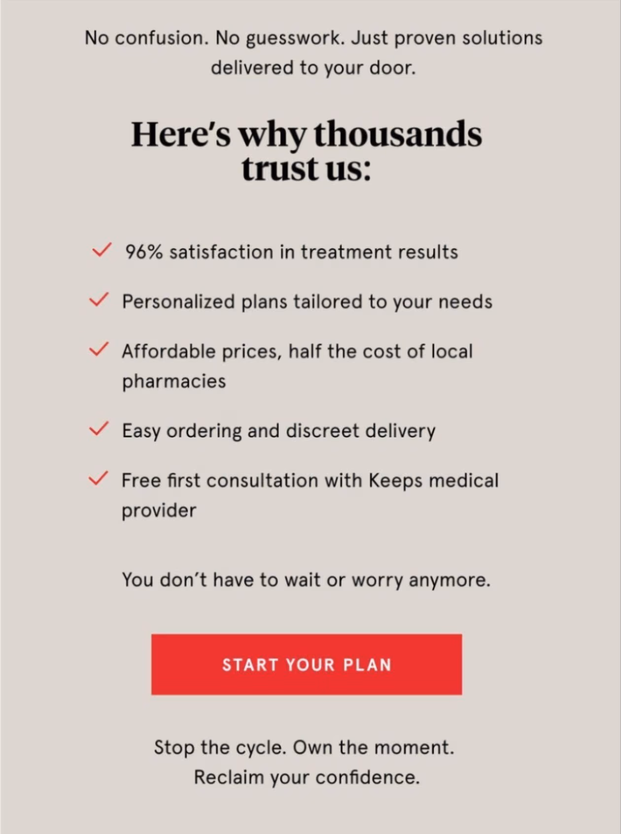 Here's why thousands trust Keeps: