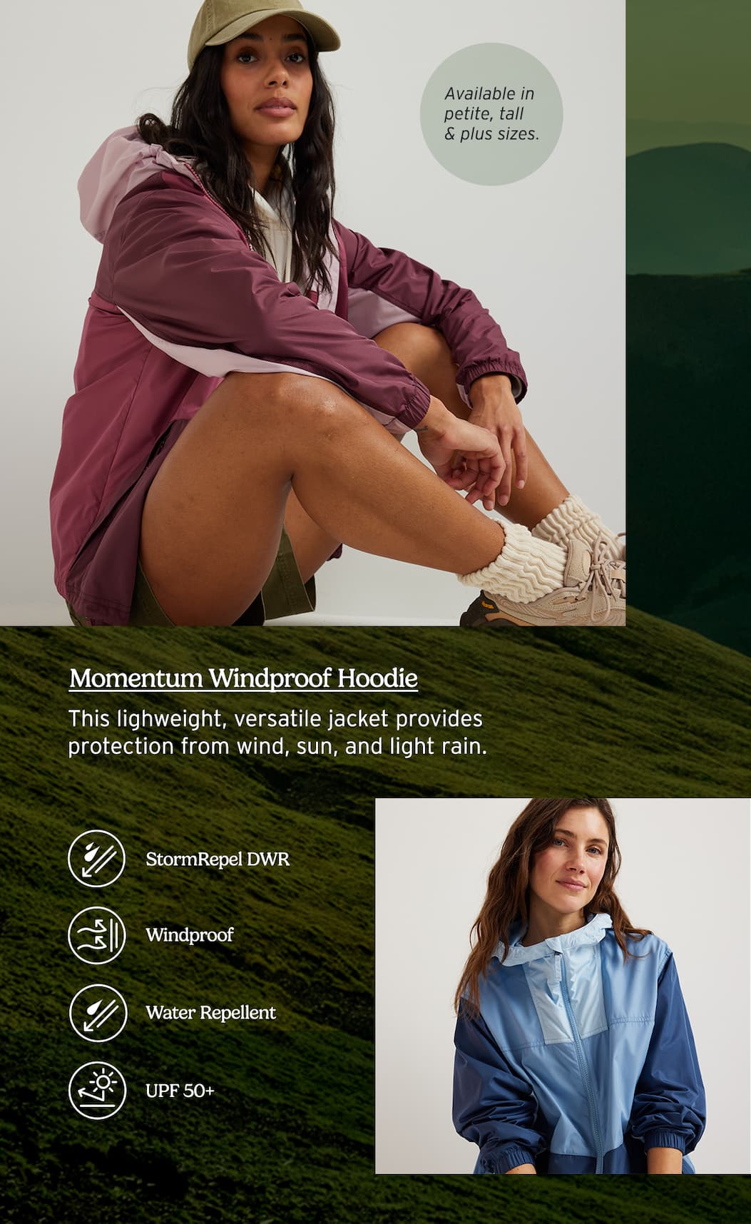 Women's Momentum Windproof Hoodie