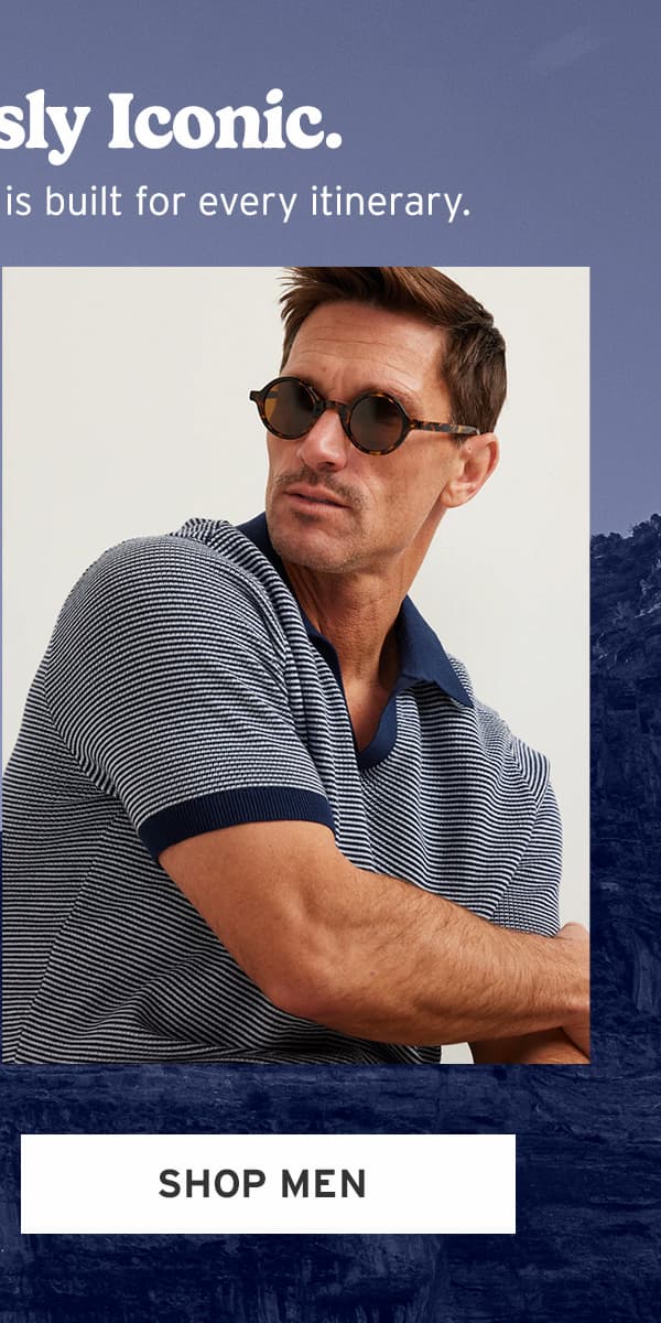 Men's Short Sleeve Novelty Polo Sweater