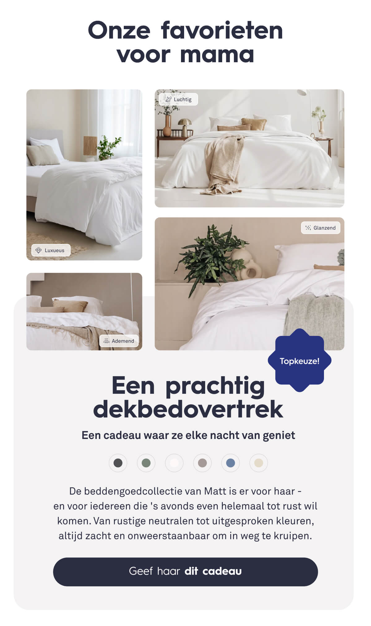 Onze favorieten voor mama