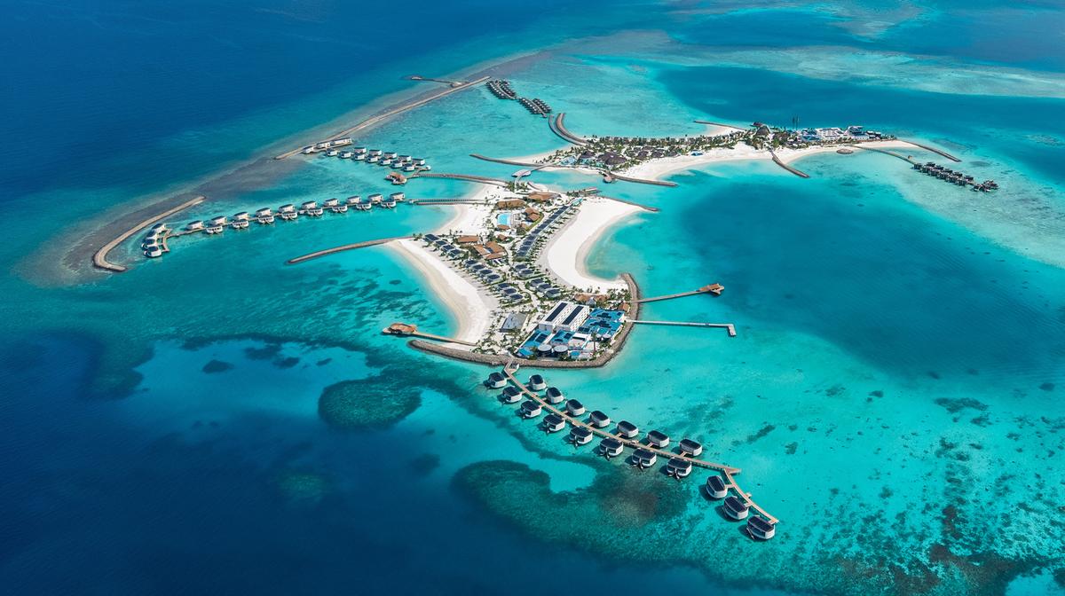 Brand-New Maldives Overwater Luxury Villas with Daily Breakfast, Nightly Dinner & Cocktails