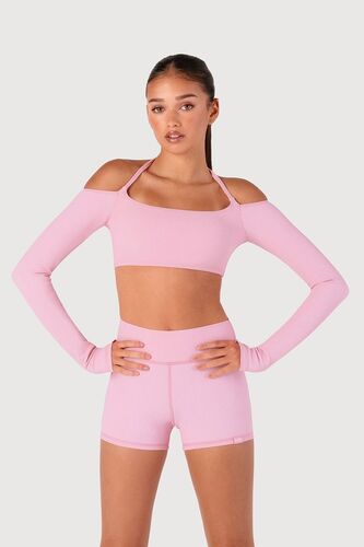 Girls Rib Bolero Crop Top