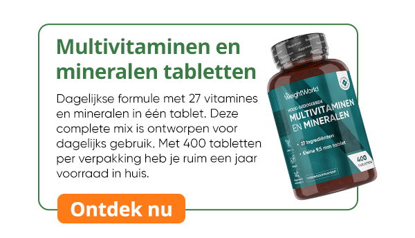 Multivitaminen en mineralen tabletten