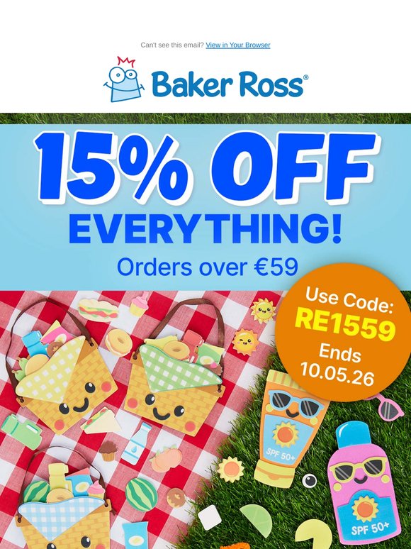 Get an Extra 15% Off Everything!