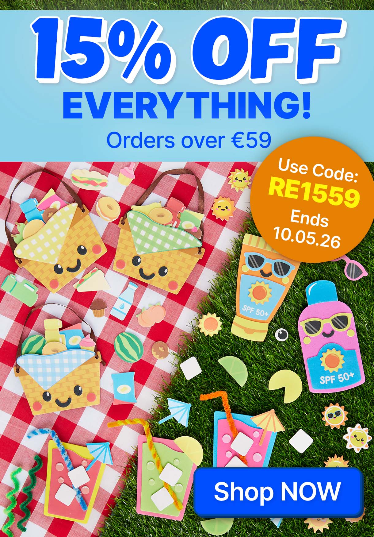 15% OFF Everything