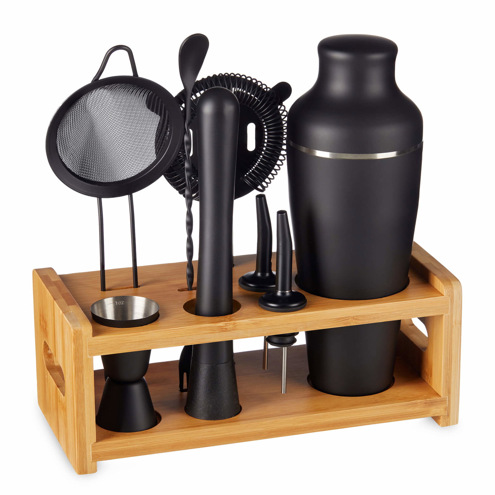 Image of 8-piece Cocktail Shaker Set With Stand