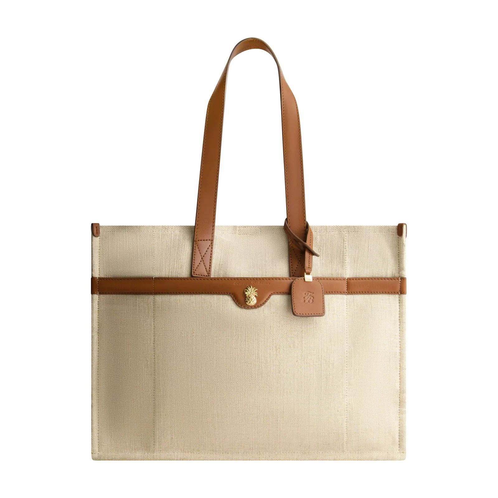 Image of Tommy Bahama Lurex Linen City Tote, Natural
