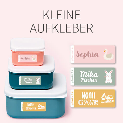 Kleine Aufkleber