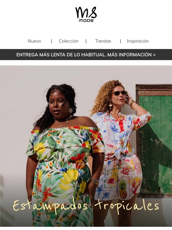Looks soleados con estampados tropicales ☀️