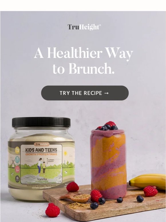 A smoothie the whole family will actually drink
