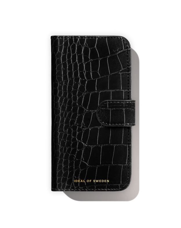 Magnet Wallet+ MagSafe iPhone 16 Pro Black Croco
