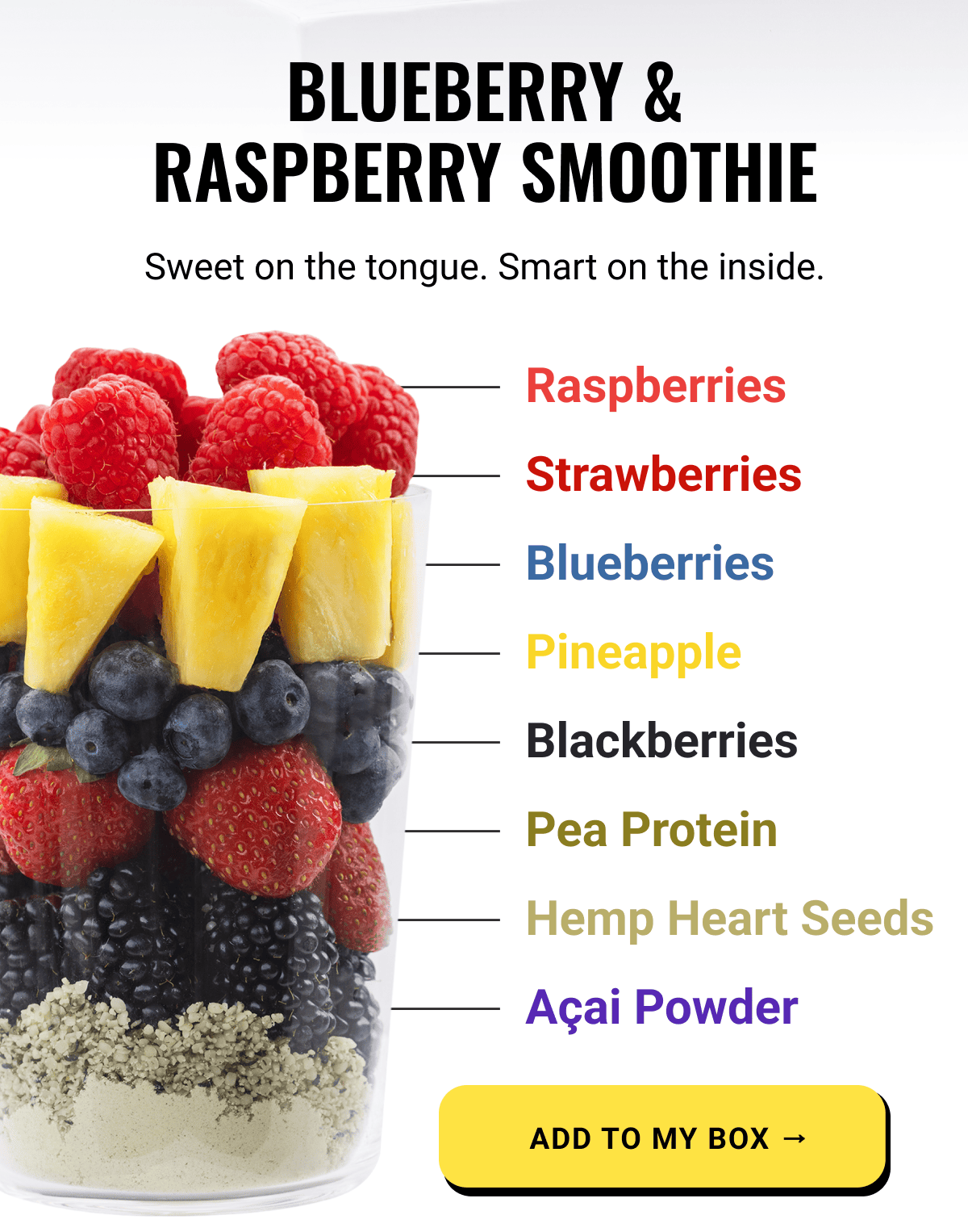 Blueberry & Raspberry Smoothie