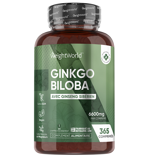 Ginkgo Biloba et Ginseng Sibérien