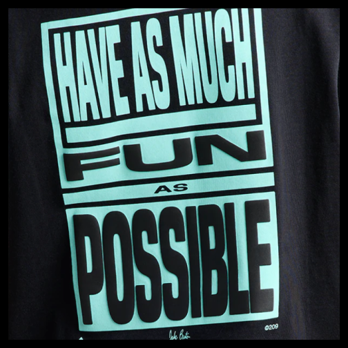 Close-up shot of the From Burton to the World Short Sleeve T-Shirt graphic in true black