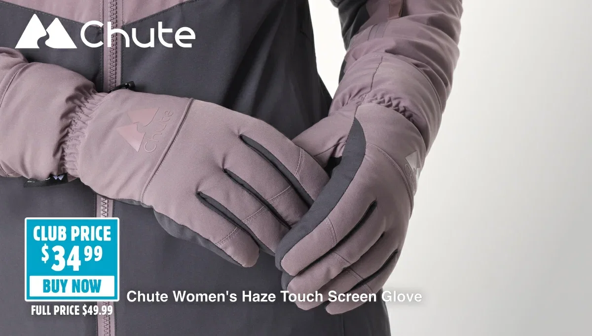 Chute Women's Haze Touch Screen Glove