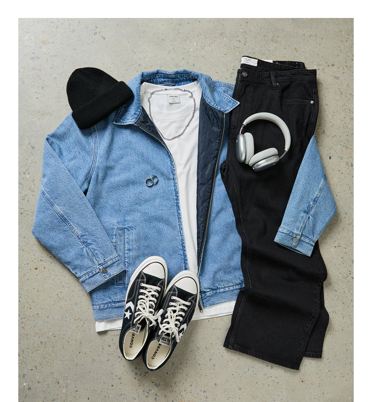 Denim Zip Thru Jacket