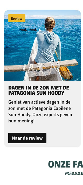 Dagen in de zon met de Patagonia sun hoody