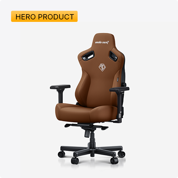 Kaiser 3 gaming chair in black leather