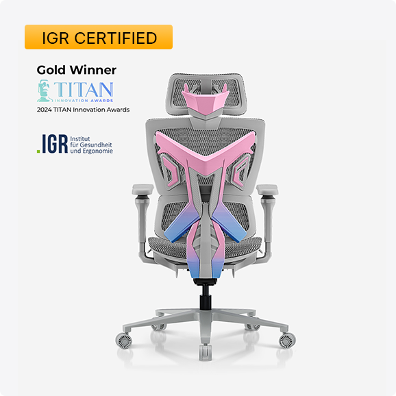 New Kaiser 4 gaming chair in black leather