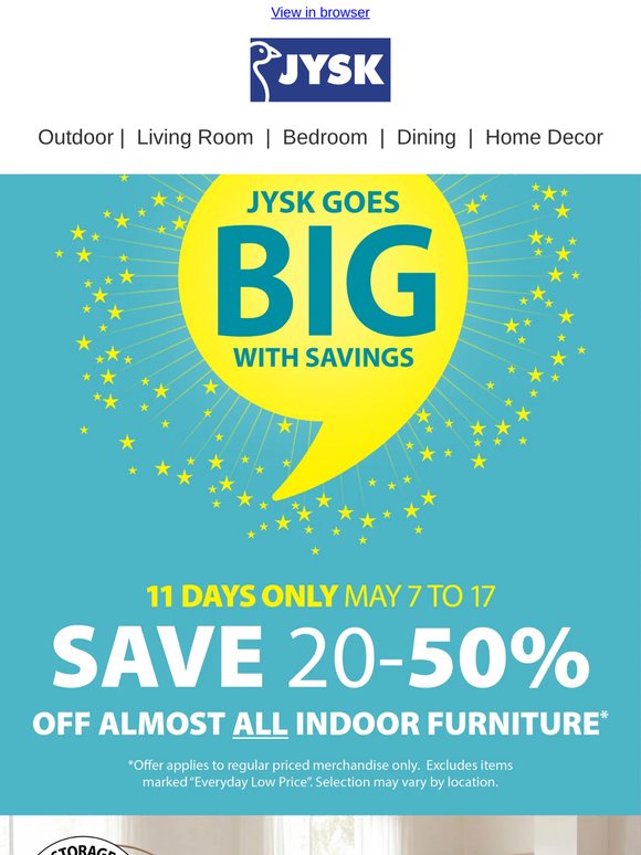 💙 JYSK Goes BIG With Savings