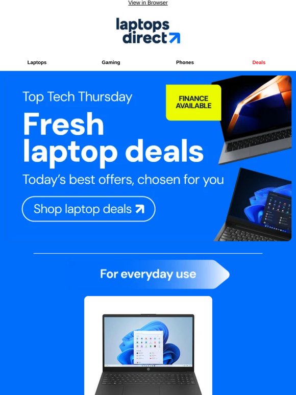 Save Up to 35% on Laptops with Tech Thursday Deals