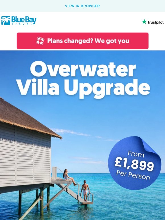 Maldives Overwater Villa From £1,899pp