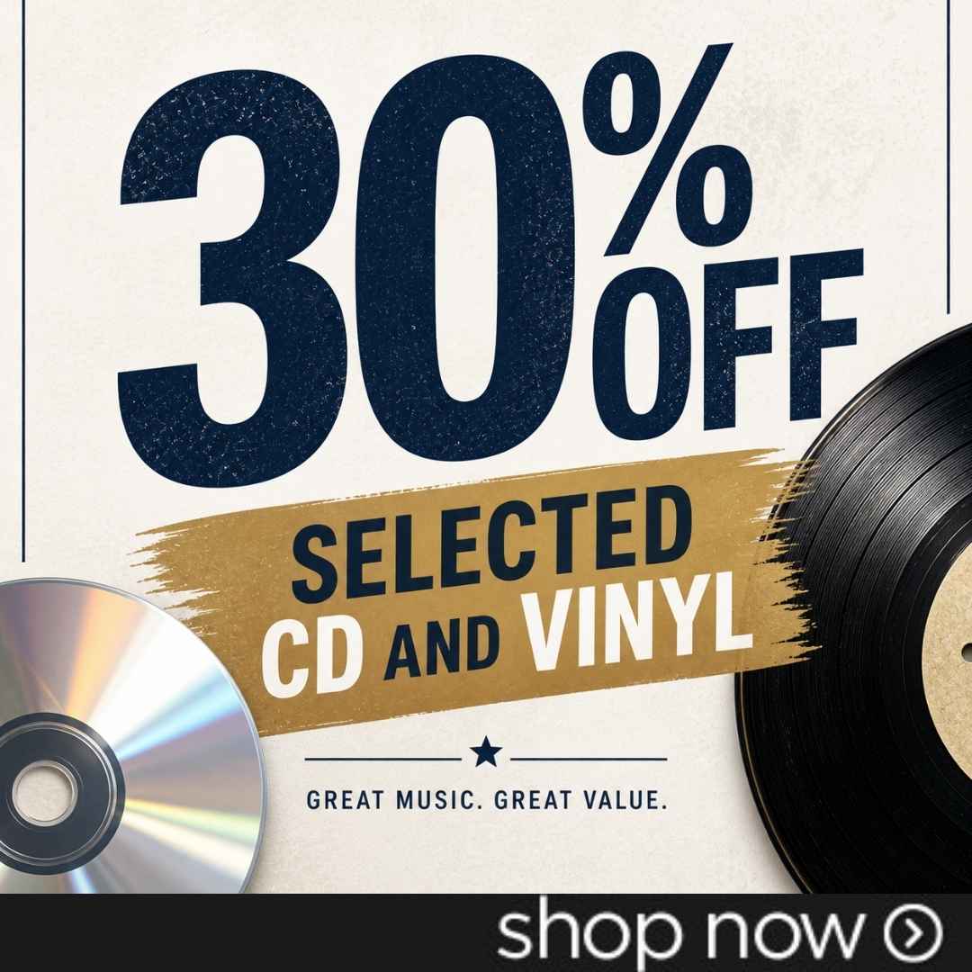 30% Off CD & Vinyl
