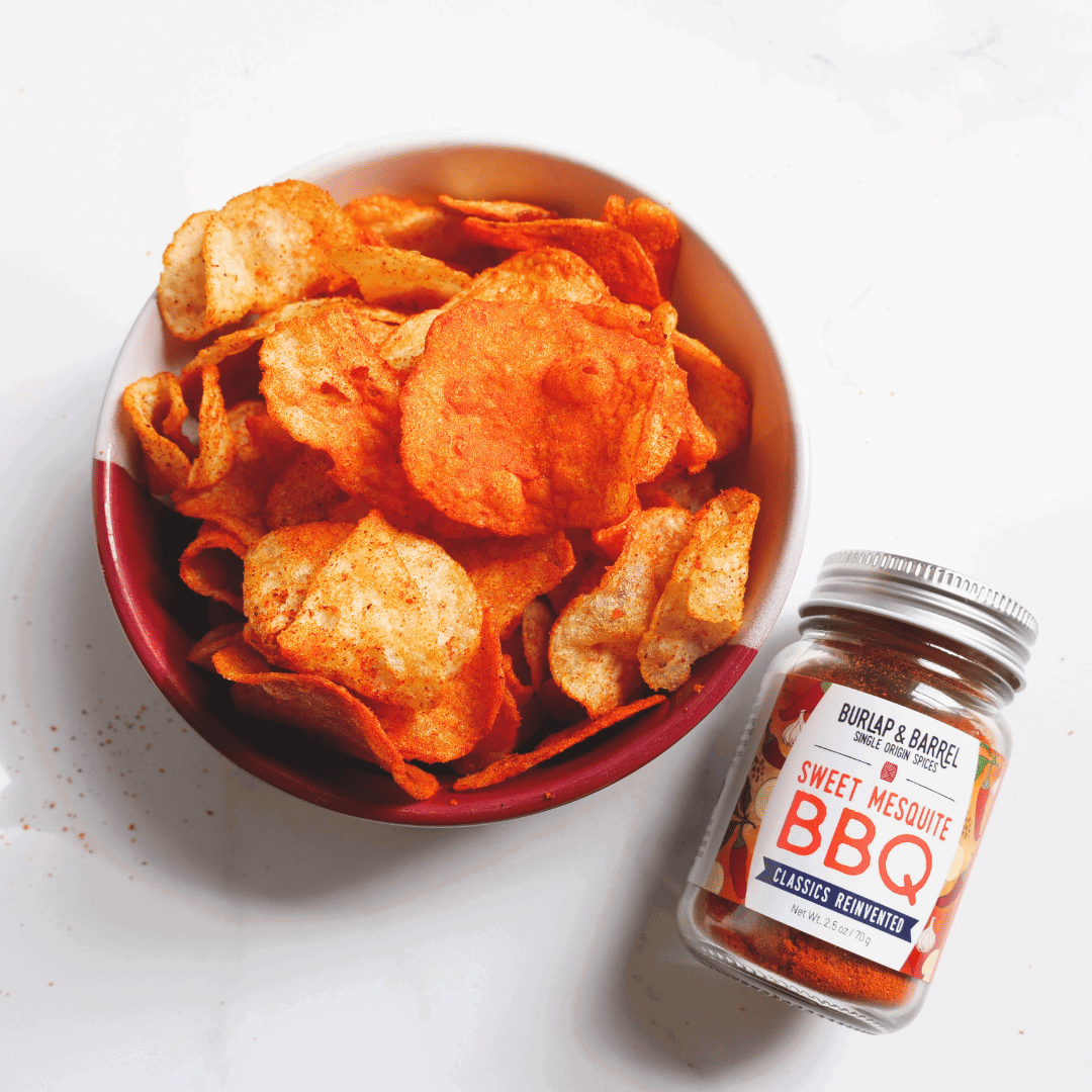 Sweet Mesquite BBQ Chips from Burlap & Barrel