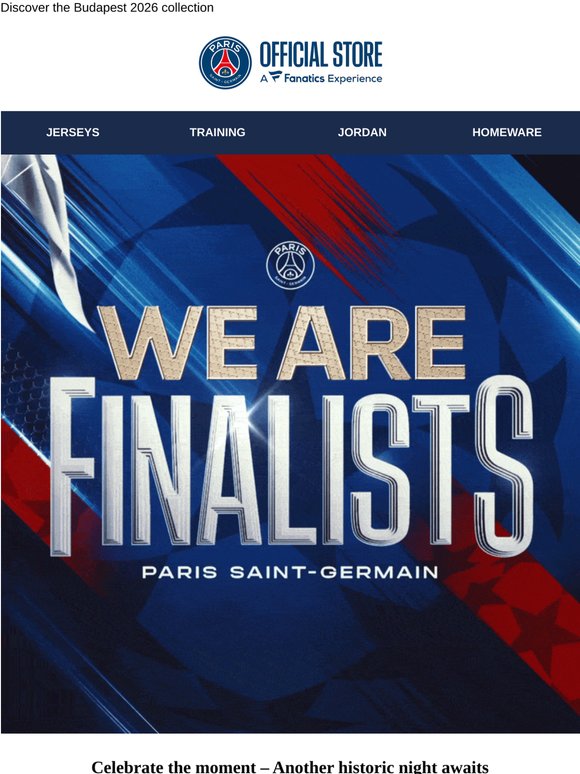 We are in the Champions League final!